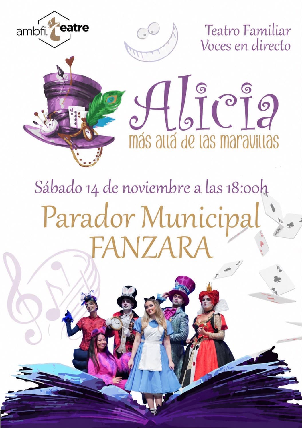 Cartel de Alicia, más allá de las maravillas — Fanzara