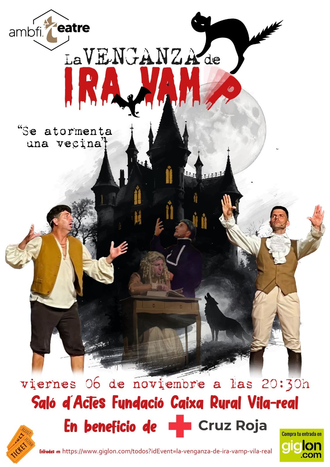 Cartel de La venganza de Ira Vamp — Vila-real